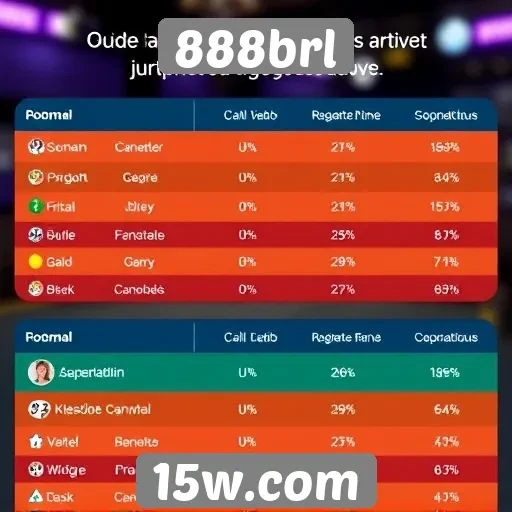 Estatísticas de jogadores ativos no 888brl